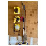 Electric Heat Gun, Weatherstripping and Brooms