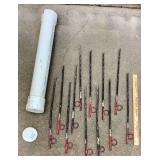 Steel Tent Stakes with Carry Tube