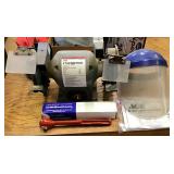 Ace 6" Dual Light Bench Grinder with Wheel Dresser and Face Shield
