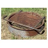 Outdoor Fire Ring / Grill Combo