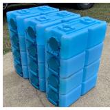12 Stackable 3.5 Gallon Waterbrick Storage Containers