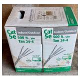 Partial Spool of Cat5e Cable