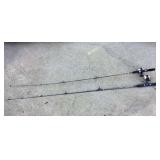 2 Spinning Reels and Rods