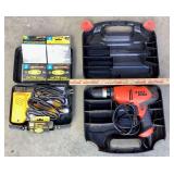 Black & Decker DR220n Electric Drill and Electric Staple Gun with Staples