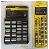 Stanley 1/2" SAE and Metric Socket Sets