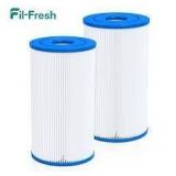 2pk 6x10' Pool Filters Blue/White A91