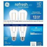 4X BID GE Refresh 60W Med Base 4ct. A2