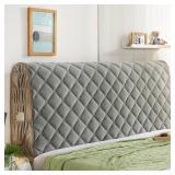 Thicken Headboard Cover Grey.  Full,Qn, King A4