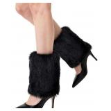 Faux Fur Leg Warmer Winter Fluffy A7