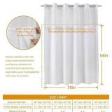 Fabric Snap-in Shower Curtain Liner Replacement A8