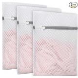 Muchfun 3Pcs Mesh Laundry Bags 9 x 12 Inches A8