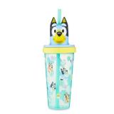 18oz Bluey Kids Tumbler with Lid & Straw AZ7