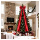 Christmas Tree Topper Bow, 23.6 x 87 Inch A2