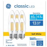 4X GE 60w Light Bulb 6pk AZ3