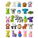 25pc Pen+Gear Adorable Eraser Pals A89