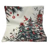 Cardinal Christmas Throw Pillow Cover A6