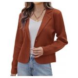 SZ M GRACE KARIN Women Sweater Blazer AZ38