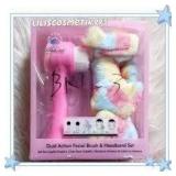 Dual Action Facial Brush/Pastel Headband Set A110