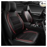 CAR PASS Universal Leather 2 Front Seat Covers A9