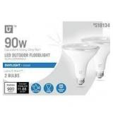 2ct Utilitech 90W Daylight Outdoor Floodlight A5