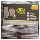 Athletic Works Kids Thermal Underwear Set Large A5