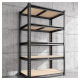 Black Shelving Unit B01UR-015BM B104