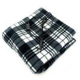 AutoReady 12V Heated TravelBlanket Black/White A94
