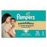 Sz1 Pampers 96ct Swaddlers A103
