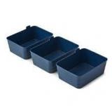 2pk Mainstays Blue Medium Flex Bins 3ct A103