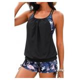SZ L Holipick Tankini Swimsuit 2pc AZ32