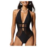 SZ L CUPSHE Women's One Piece Swimsuit AZ31