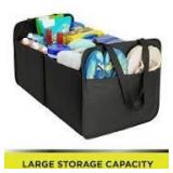 AutoDrive Black Canvas/Nylon Trunk Organizer A94