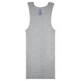 Sz 2XL Mens George Ribbed Grey Tank Top A93