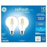 4X/BID 2ct Refresh 60W Daylight Med Base Bulb A111