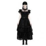 Sz 12Girls Wednesday Adams Costume A111