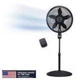 18' Blk Lasko Cyclone Max Pedestal Fan B105