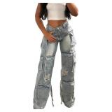 SZ M Vaceky Denim Baggy Jeans AZ23