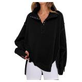 Sz Sm ANRABESS Women's Sweatshirts AZ23