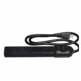 Kingtec Black 3Prong Surge Protector A94