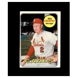 1969 Topps #462 Red Schoendienst VG to VG-EX+