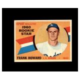 1960 Topps #132 Frank Howard RS RC VG to VG-EX+