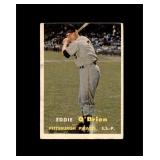 1957 Topps #259 Eddie O'Brien VG to VG-EX+