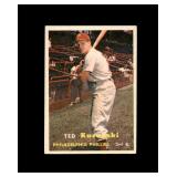 1957 Topps #27 Ted Kazanski VG to VG-EX+
