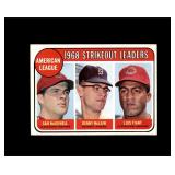 1969 Topps #11 McDowell/McLain/Tiant EX to EX-MT+