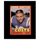 1971 Topps #1 Johnny Unitas VG to VG-EX+