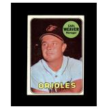 1969 Topps #516 Earl Weaver VG to VG-EX+