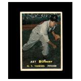 1957 Topps #132 Art Ditmar VG to VG-EX+