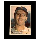 1957 Topps #19 Bob Wilson VG to VG-EX+