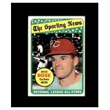 1969 Topps #424 Pete Rose AS EX to EX-MT+