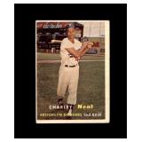 1957 Topps #242 Charley Neal VG to VG-EX+